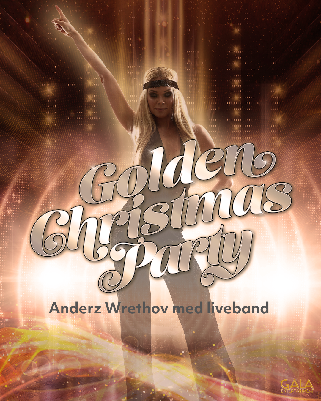 Golden Christmas Party 1080×1350